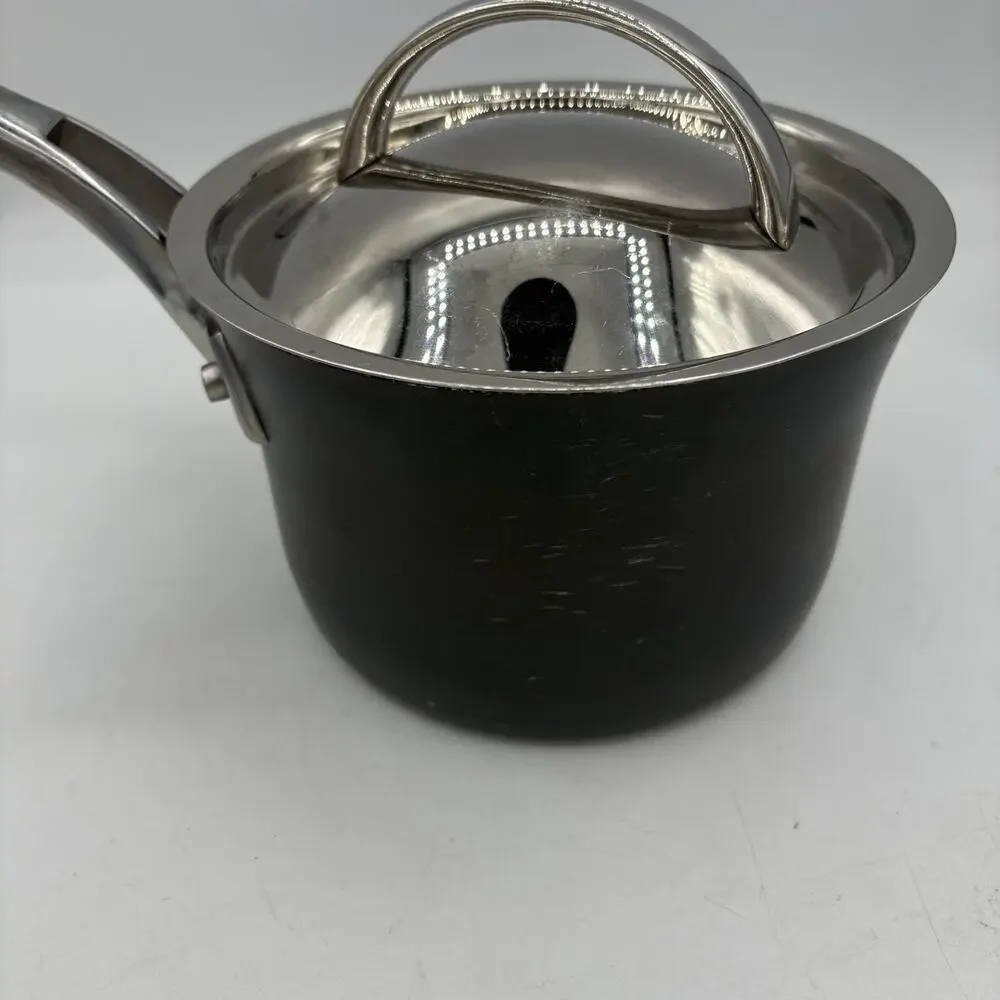 Kirkland Signature‎ 2 Qt Covered Saucepan Non-Stick with Lid READ